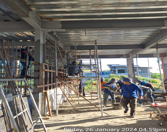 Seawalls Pile Cap Construction
