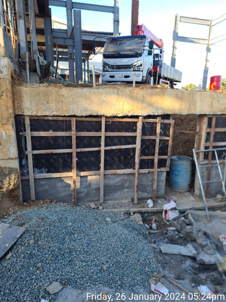 Seawalls Pile Cap Construction